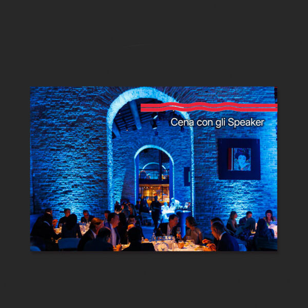 1 Ingresso alla Cena con gli Speaker 23 Maggio 2025